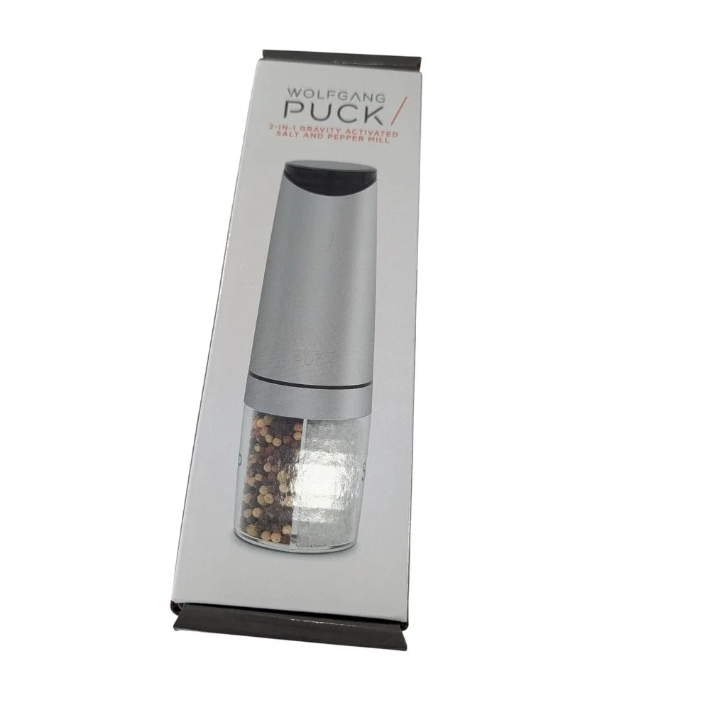 Wolfgang Puck 2-in-1‎ Gravity Activated Salt and Pepper Mill SWPITSM26 Stainless
